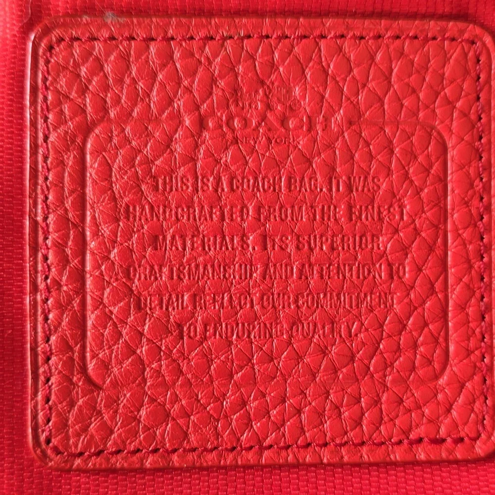 Coach EUC Large Duffle Bucket SAC  Pebbled LEATHER Ex LARGE - Picture 13 of 17